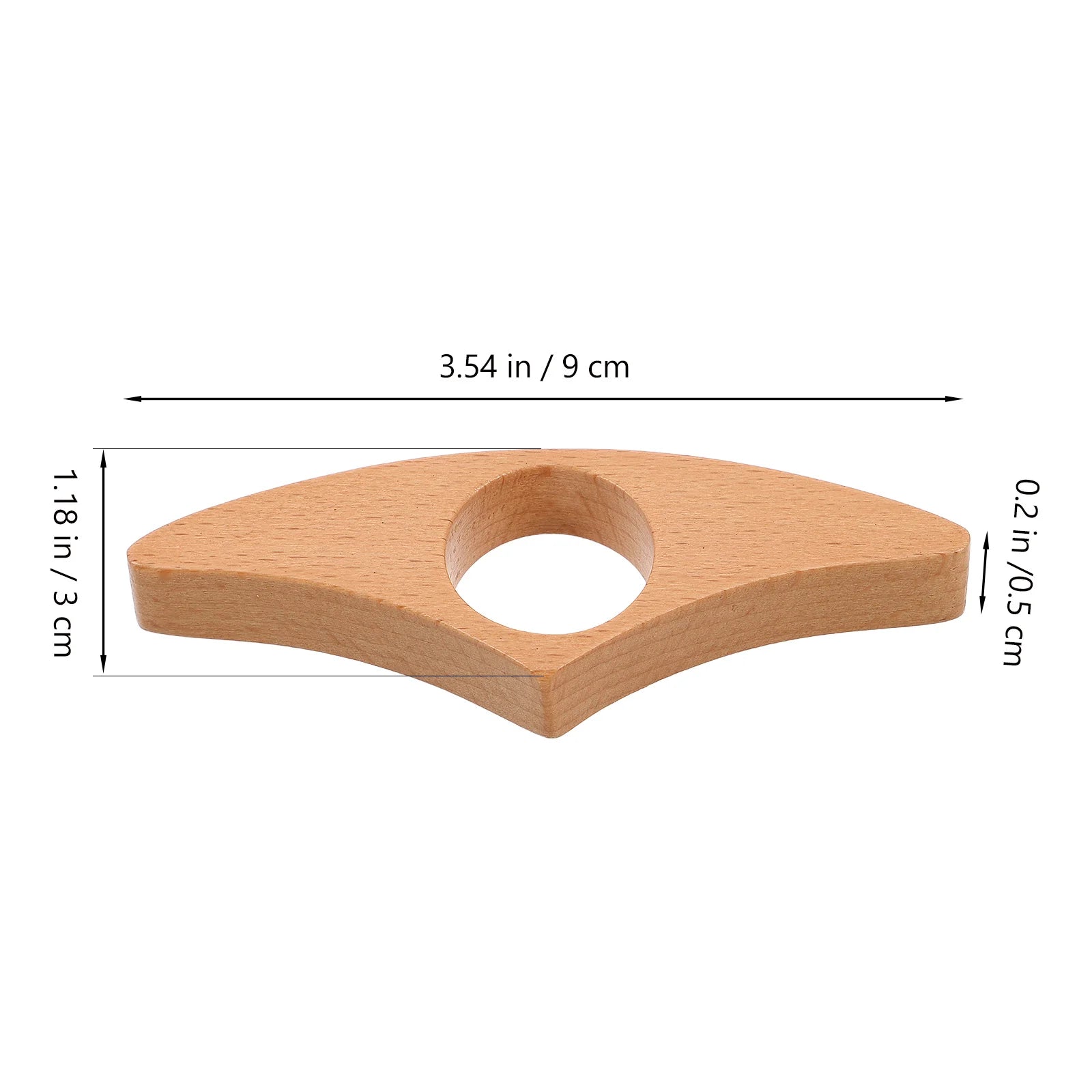 Repose-Pouce de Lecture en Bois — Écarte-Pages Naturel