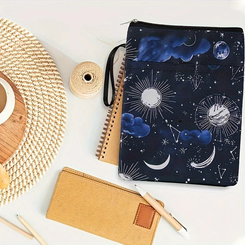 Housse de Protection Livre à Zip — Pochette Tissu Lavable