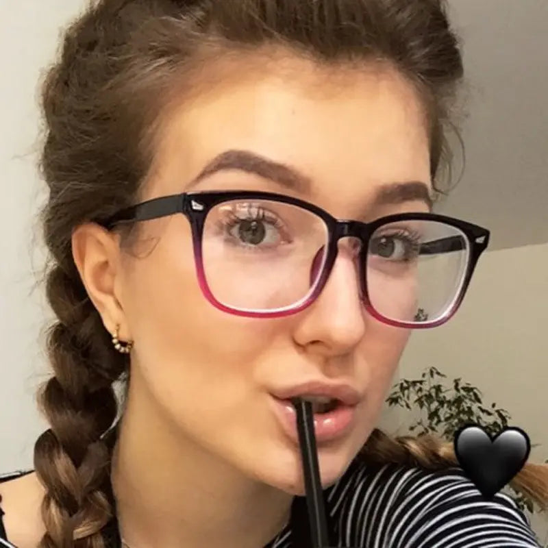 Lunettes Anti-Lumière Bleue — Monture Carrée Tendance