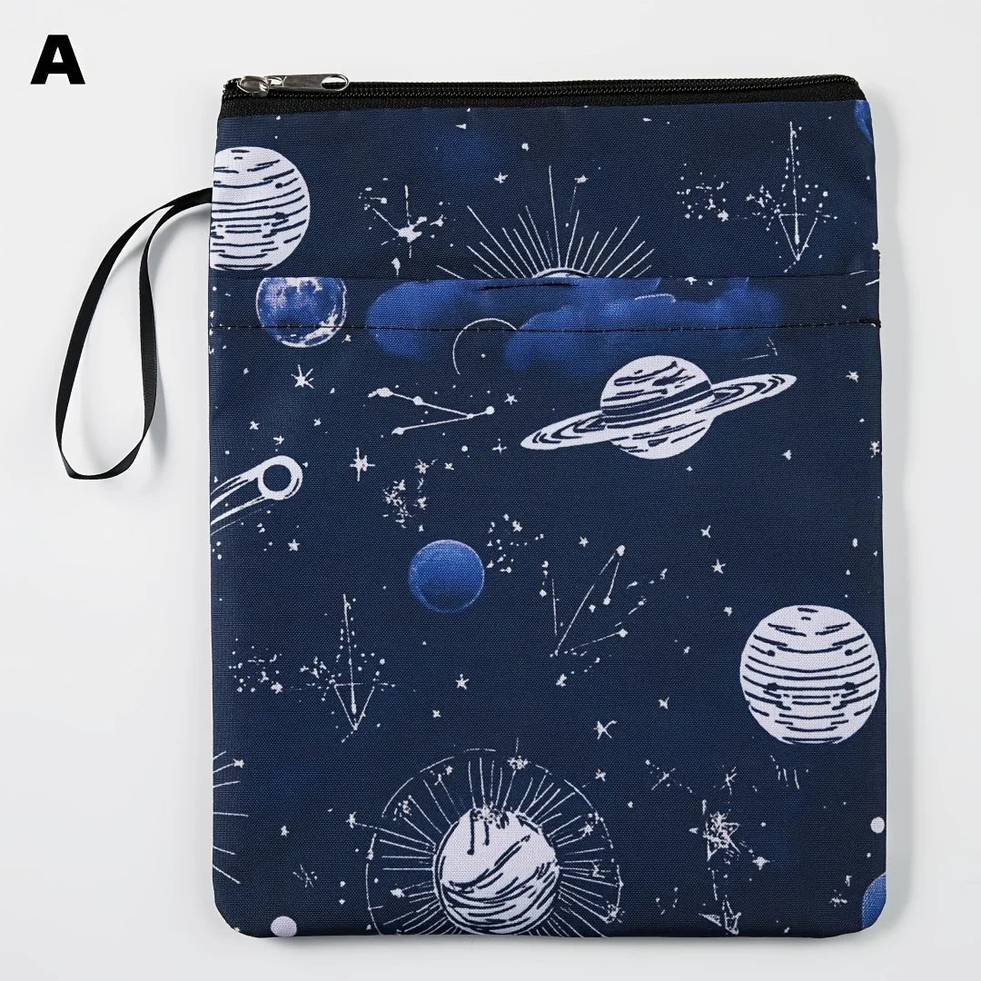 Housse de Protection Livre à Zip — Pochette Tissu Lavable