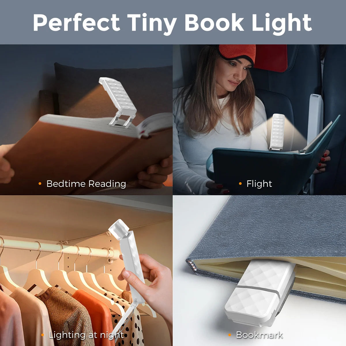 Lampe de Lecture Pro — 3 Températures de Couleur, 5 Intensités & Minuteur