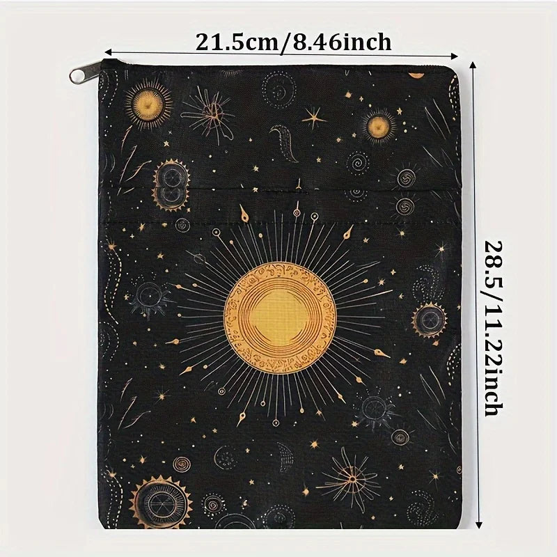 Housse de Protection Livre à Zip — Pochette Tissu Lavable