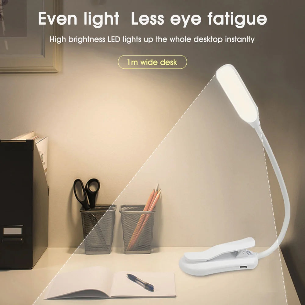 Lampe de Lecture Mini 7 LED — Compacte & Rechargeable