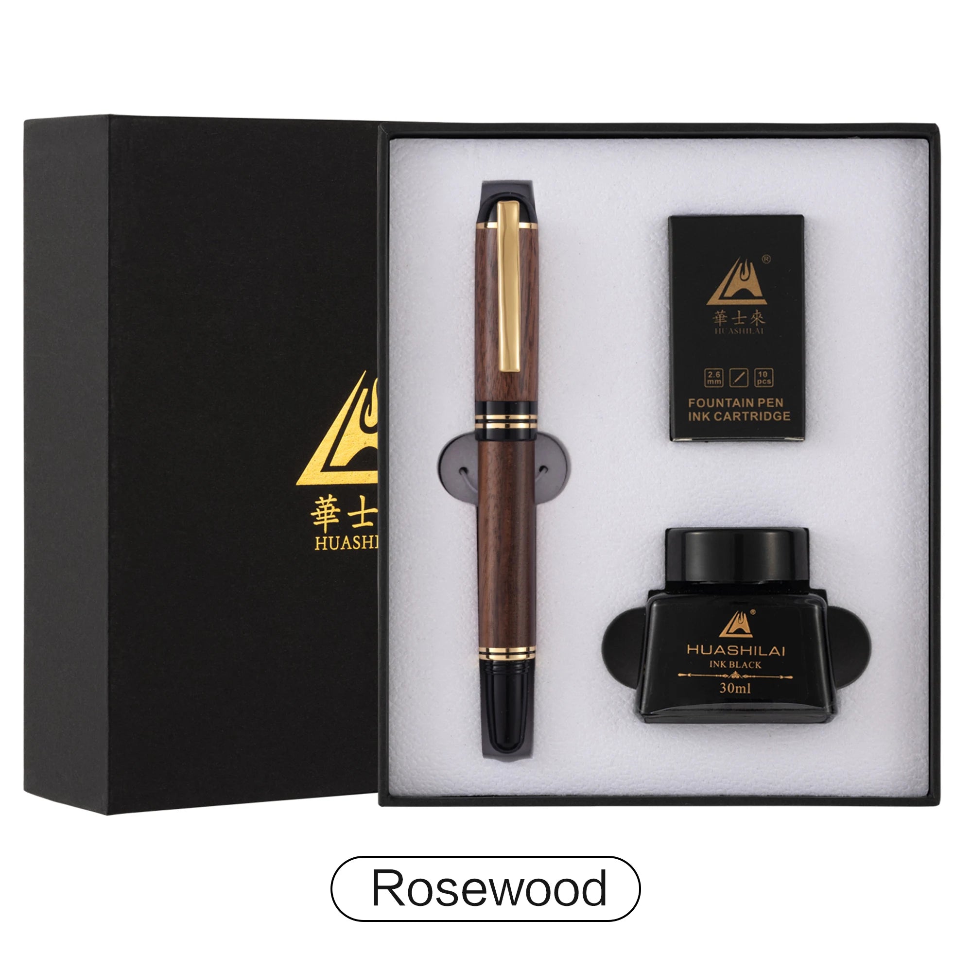 Coffret Stylo Plume en Bois — Écriture d'Exception