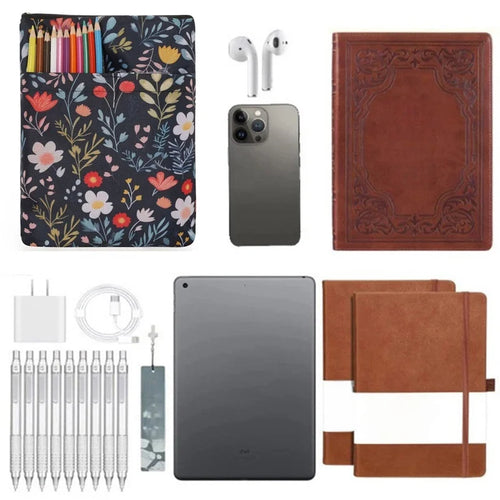 Housse de Protection Livre à Zip — Pochette Tissu Lavable