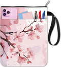 Housse de Protection Livre — Motif Fleurs de Cerisier