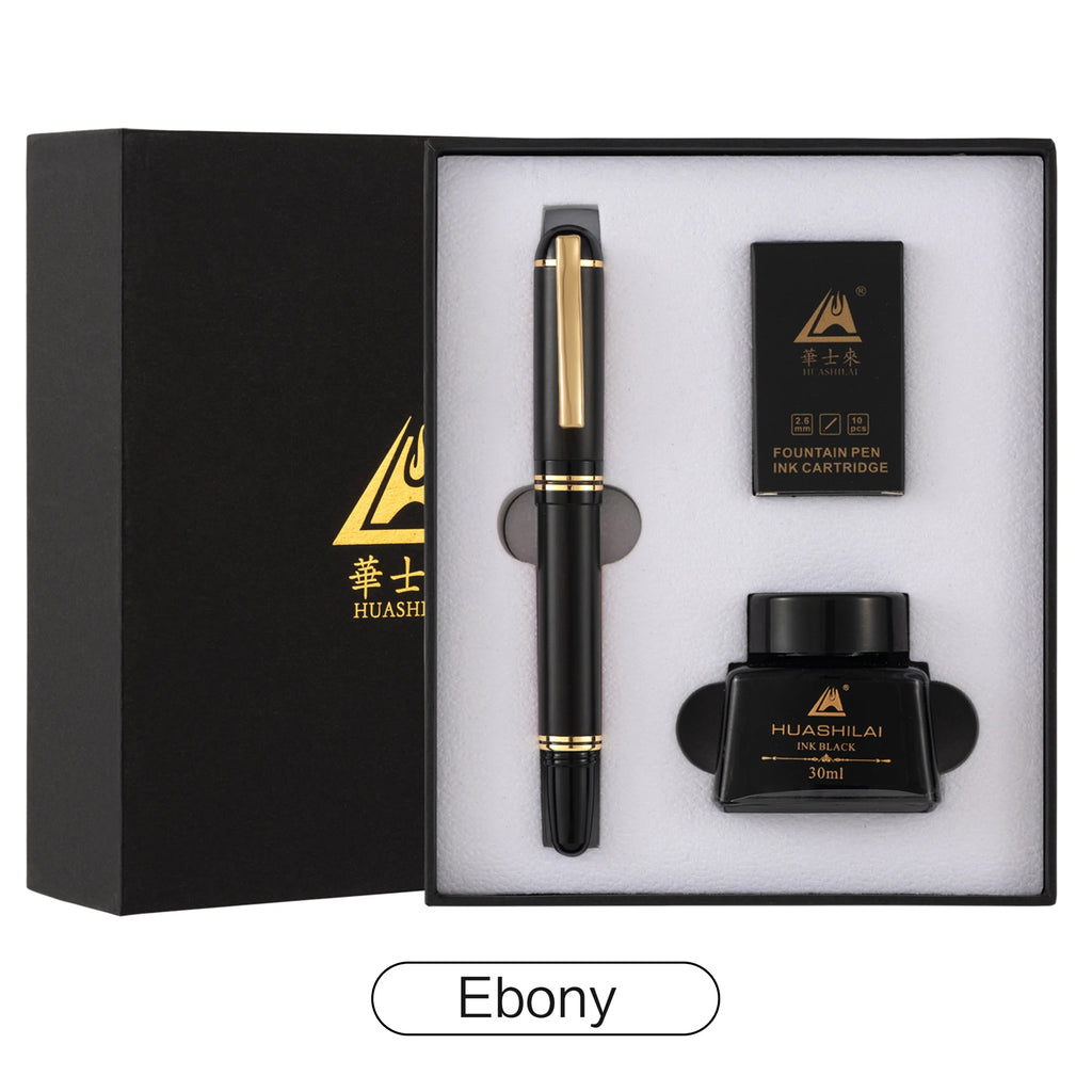 Coffret Stylo Plume en Bois — Écriture d'Exception